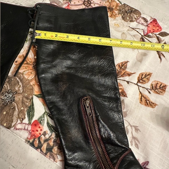 Bed Stü Black Manchester Lace-up Ankle-zip Boots EUC Size 8.5 fits like 9! - Picture 7 of 11